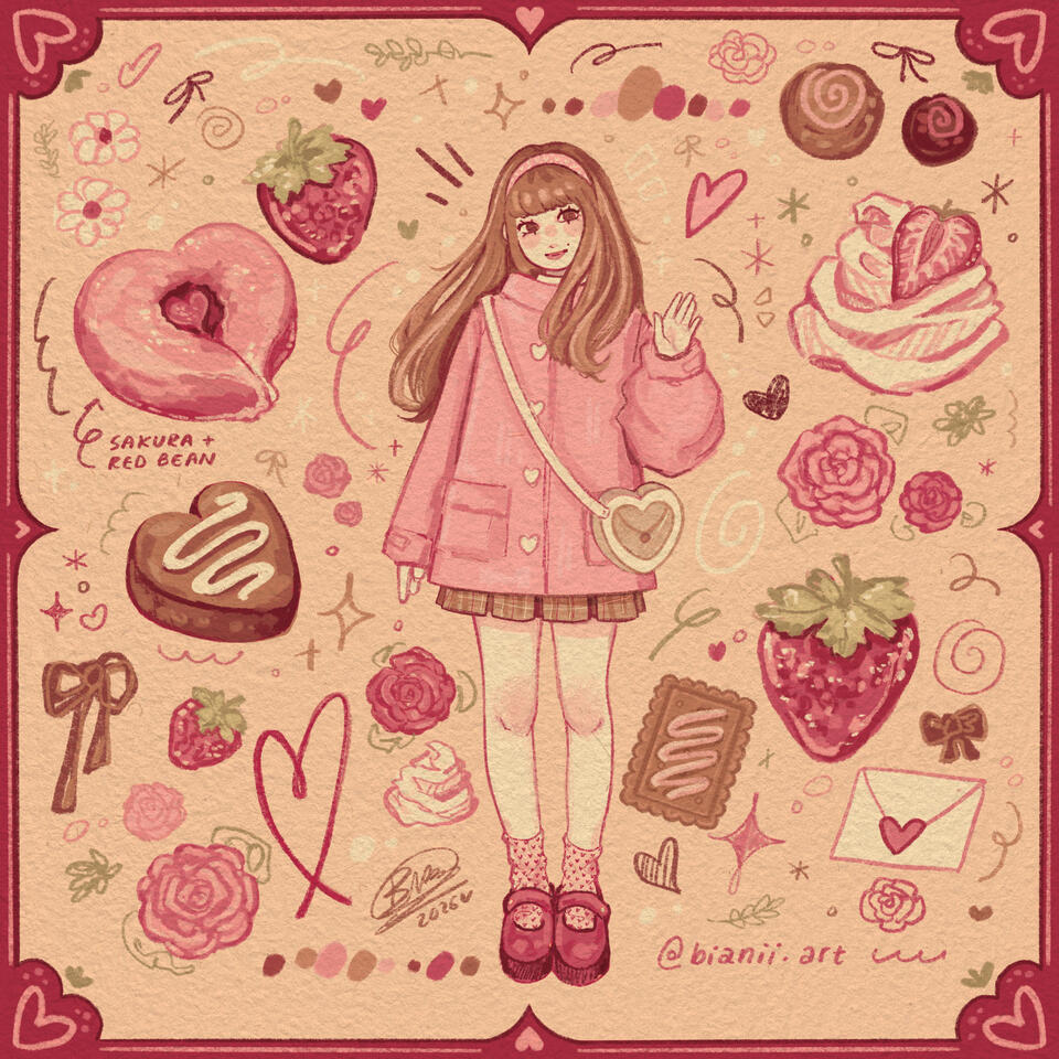 valentine's day girl