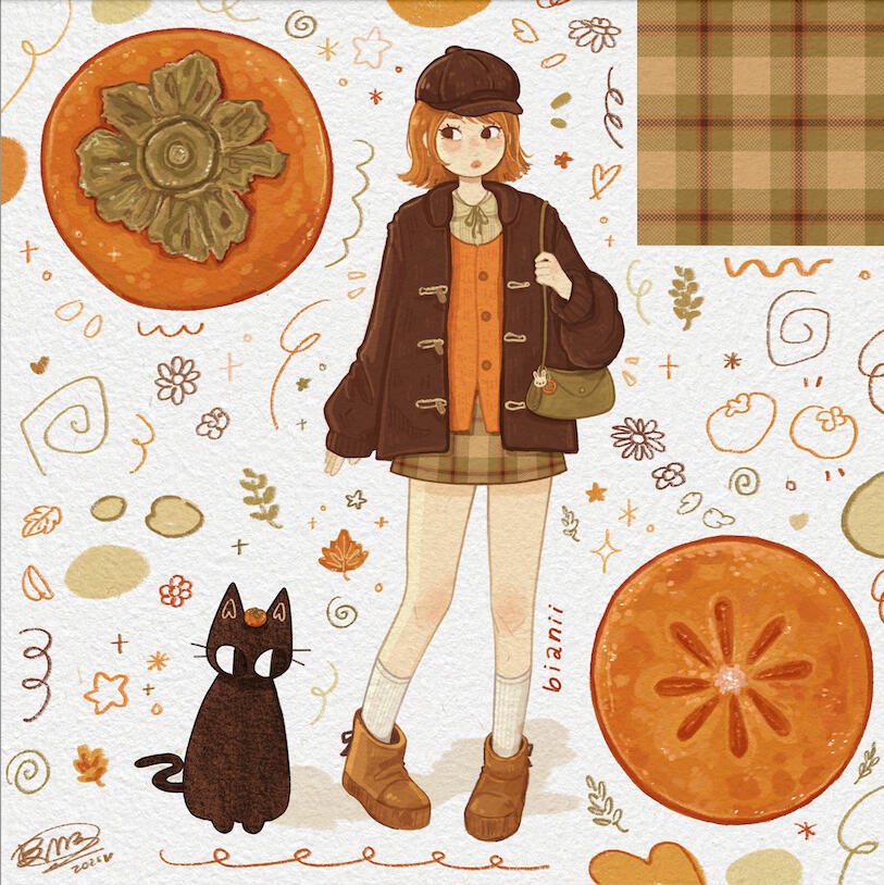 persimmon girl
