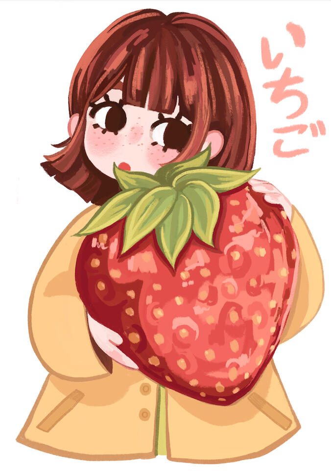 strawberry girl